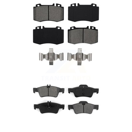 Sim Front Rear Semi-Metallic Brake Pads Kit For Mercedes-Benz E350 SL500 E500 SL550 CLS550 KSM-100369